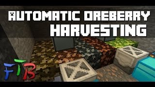 Minecraft  FTB  Automated Oreberry Harvesting Tutorial [upl. by Atnicaj]