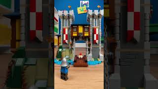 Medieval Castle Build with LEGO® Bricks  LEGO® Stop Motion Shorts [upl. by Ladnor]