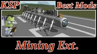 Kerbal Space Program  Best Mods Stockalike Mining Ext Deutsch [upl. by Saticilef938]