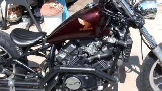 84 honda magna into a bobber [upl. by Trinee]