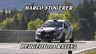 RECHBERG RENNEN 2024 HILLCLIMB  MARCO STOGERER  PEUGEOT 208 RALLY4  BEST OF BELLUNOVIDEO [upl. by Inad706]