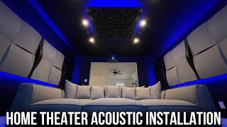 Vicoustic CUSTOM Home Theater Acoustic Treatment System w Backlit LED Kit [upl. by Tterrag]