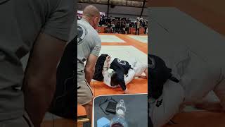 BJJ Grappling Industries 482024  200215lbs  White belt Match 3 [upl. by Thier]