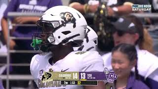 Trey Sanders TOUGH run ties the game 17 TCU vs Colorado [upl. by Kaela]