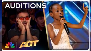 Early release Neilla from Rwanda leaves Simon Cowell speechless Auditions  AGT 2024 goldenbuzzer [upl. by Theran48]