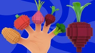 Grönsaker Finger Familj  pedagogisk sång  lära fruktnamn  Kids Song  Vegetables Finger Family [upl. by Nodroj]