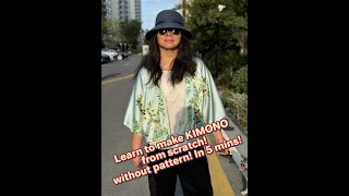 Learn to Make Kimono in 5 Minutes [upl. by Thagard]