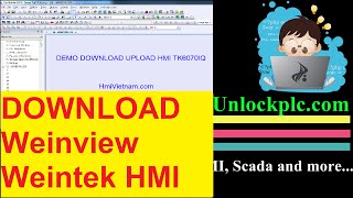 Download Upload HMI Weinview Weintek TK6070iQ dùng USB [upl. by Otrevogir]