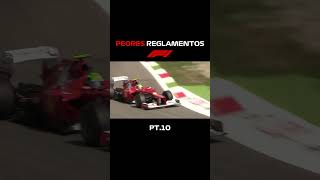 PEORES REGLAMENTOS F1  Pt10 💥 httpsamznto3q5mC8j formula1 automovilismo f1shorts gpf1 [upl. by Tennek]