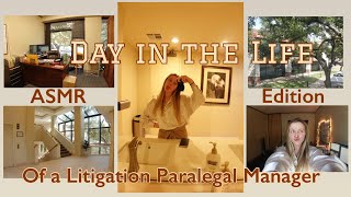 Day in the Life of a Litigation Paralegal Manager  ASMR Edition [upl. by Nolrak691]