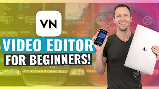 VN Video Editor  COMPLETE Tutorial for Beginners iPhone Android amp Mac [upl. by Tare139]