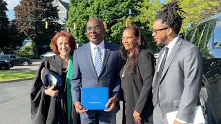 Mayor Brown graduates from Daemen University [upl. by Kurland]