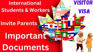 Visitor Visa for Parents in Canada Documents Invitation amp Extension Tips [upl. by Notsej793]