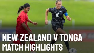 New Zealand v Tonga  OFC U16 Womens Championship 2023  Semi Final [upl. by Reagen]