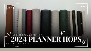 Walkthrough of my 2024 Planner Hops [upl. by Ecinaej525]