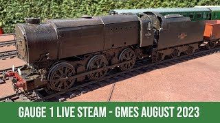 Gauge 1 Live Steam  20th August 2023  Guildford Model Engineering Open Day [upl. by Onurb]