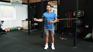 Banded Shoulder External Rotation  Band  Strength and Conditioning Exercises [upl. by Leiria]