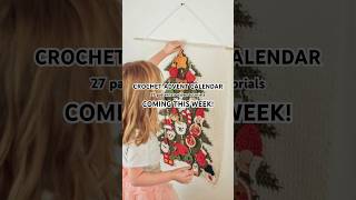 Crochet Advent Calendar patterns amp video tutorials coming this week 🎄 [upl. by Lowenstern990]