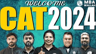 Welcome CAT 2024  Lets start preparing for CAT 2024 by MBA Wallah [upl. by Atsahs]