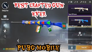 PUBG MOBILE BEST CRAFTED GUN Skin Ever  Guncraft Event Guncraft Spin [upl. by Semadar]