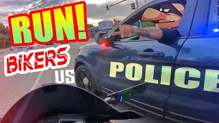 POLICE VS BIKERS  Cops Chase Motorcycles  Best Compilation 2023 [upl. by Eirlav34]