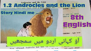 12Androcles and the Lion story in UrduHindistd 8th English مکمل اردو وضاحت کے ساتھ [upl. by Chimene]