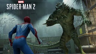 Peter Fights The Lizard With The Advanced Suit 20  Marvel’s SpiderMan 2 4K 60fps [upl. by Brenton636]