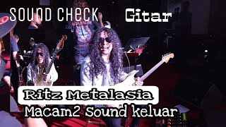 Ritz Metalasia sound check show Datuk Ramli Sarip  memang padu dia cari sound [upl. by Leclair]