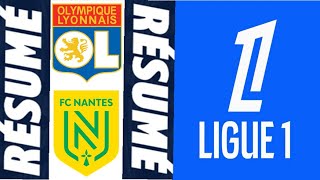 LYON 20 NANTES Résumé du match  Ligue 1 20242025 [upl. by Terrag]