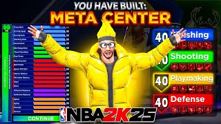 THIS 1 BEST CENTER BUILD is THE META in NBA 2K25  BEST ALL AROUND CENTER BUILD 2K25 [upl. by Windsor]