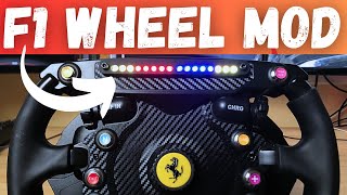 Thrustmaster Ferrari F1 Wheel Mod With LED Rev Shift Lights [upl. by Annerol]