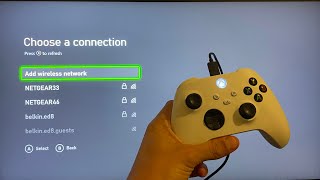 Xbox Series XS How to Connect to Hidden SSID Wireless Network Set Up Manually 2023 NEW [upl. by Adaiha892]