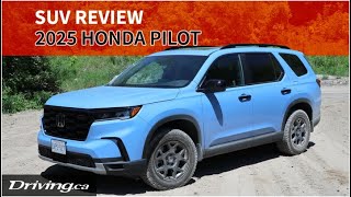 2024 Honda Pilot Trailsport  SUV Review  Drivingca [upl. by Aldon]