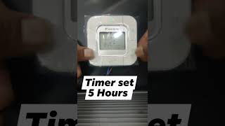 Daikin BRC2E61 Remote control Timer ⌛⌛ set vrvideo remotecontrol daikin shorts [upl. by Ahkihs]