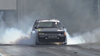 VW TDI Swapped Peugeot 205 Runs 10 Second Quarters [upl. by Waechter954]