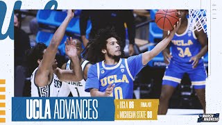 Michigan State vs UCLA  First Four NCAA tournament extended highlights [upl. by Atikal]