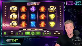 Starburst slot by Netent  SiGMA Play [upl. by Eedia116]