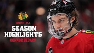 Connor Bedard 202324 Season Highlights  Chicago Blackhawks [upl. by Germana]