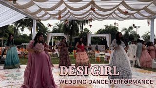 DESI GIRL WEDDING DANCE PERFORMANCE  SK DANCE CHOREO  AHMEDABAD [upl. by Cynde]