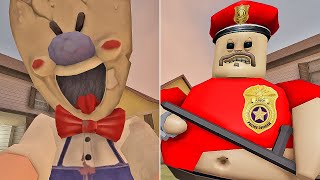 Funny moments in Ice Scream VS Roblox  Funny Moments experiments With Rod FIGCH Funny [upl. by Varien589]