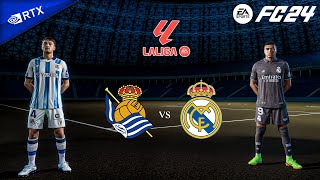 FC 24  Real Sociedad vs Real Madrid  La Liga 2425 Full Match  4K [upl. by Winzler136]