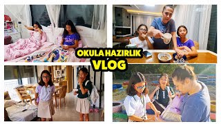 OKULUN İLK GÜNÜ HAZIRLIK VLOG SILA VE MİRA [upl. by Ais]