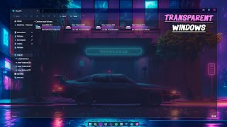 How to Make the Entire Windows 10 and 11 File Explorer Transparent [upl. by Cavan742]