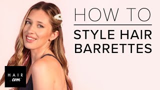 How To Style Barrettes [upl. by Barbaraanne]