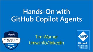 HandsOn with GitHub Copilot Agents [upl. by Wulfe]