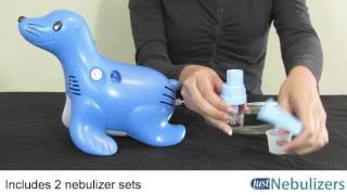 Just Nebulizers Sami the Seal Nebulizer Compressor [upl. by Rehotsirk456]