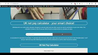 How to calculate UK Net Pay Online Calculate UK Take home pay accurately [upl. by Odnesor946]