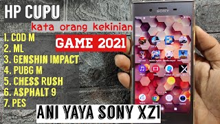 HP Gaming Termurah Sony XZ1 jajal 7 Game Besar [upl. by Grounds800]