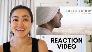 JapaneseIndian Reacts First Diljit Dosanjh Song To React To  Do You Know Song Reaction Video [upl. by Tirrej]