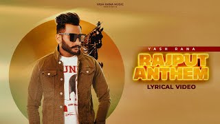 Rajput Anthem  Yash Rana Music  Vicky Gill  The Producer  2024 rajput punjabisong [upl. by Ekim366]